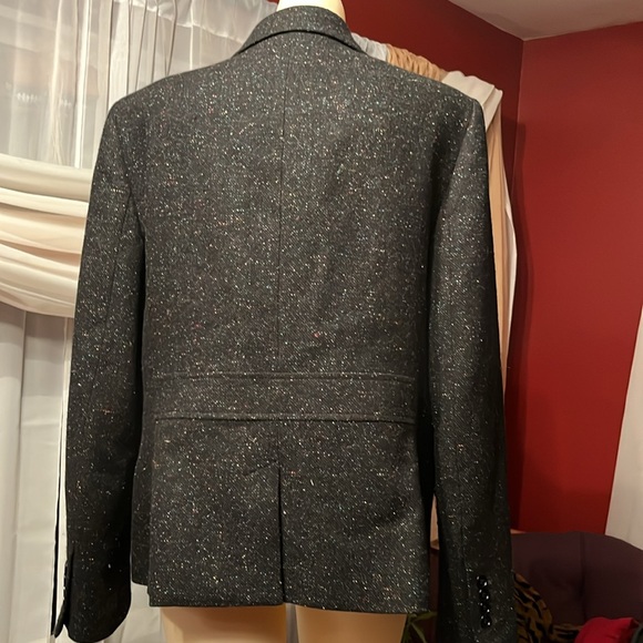 Like new Talbots black multicolored heathered lined jacket - Picture 6 of 13